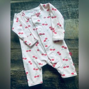 magnetic me Newborn Baby Magnetic No Fuss Cherry Coverall